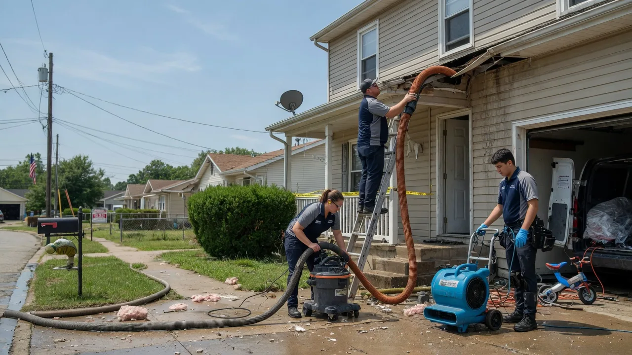 Water Damage Restoration in South Vienna, OH near me
